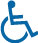 Logo personne à mobilité réduite